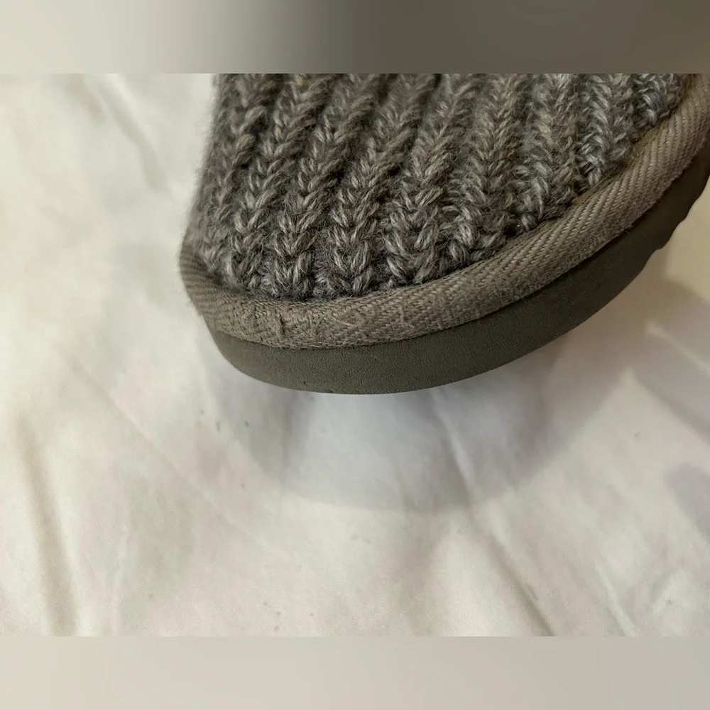UGG Cardy #5819 Gray Classic Tall Knit Sweater Boots Womens 7